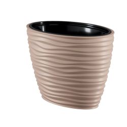 Цветочный горшок Form Plastic Sahara 3115-051, пластик, светло-коричневый