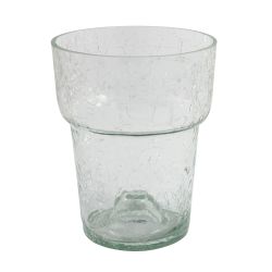 Vāze stikla 18cm caurspīdīga