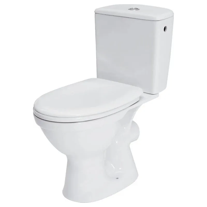 Tualete, novietojams Cersanit Merida MR010B, ar vāku, 355 mm x 670 mm