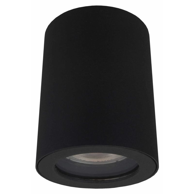 Lampa piest.faro gu10 ip65 melna