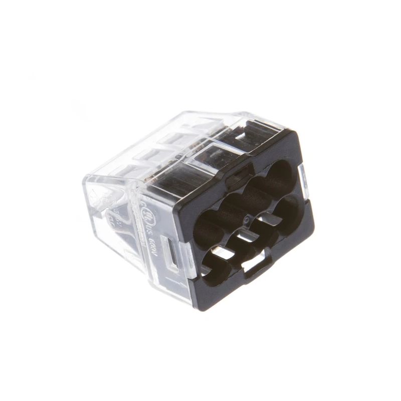 Klemm Vagner SDH E.4184K-5, 2.5 mm², 8 koht., läbipaistev v.-must v.