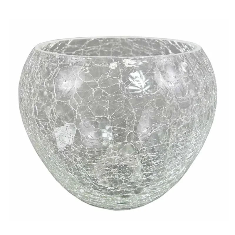 Puķu pods Domoletti OSKUL, stikls, caurspīdīga krās.