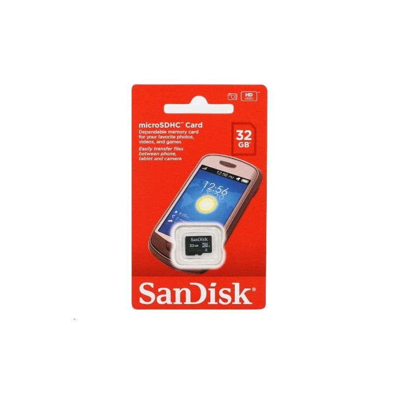 Atmiņas karte sandisk 32gb micro sdhc