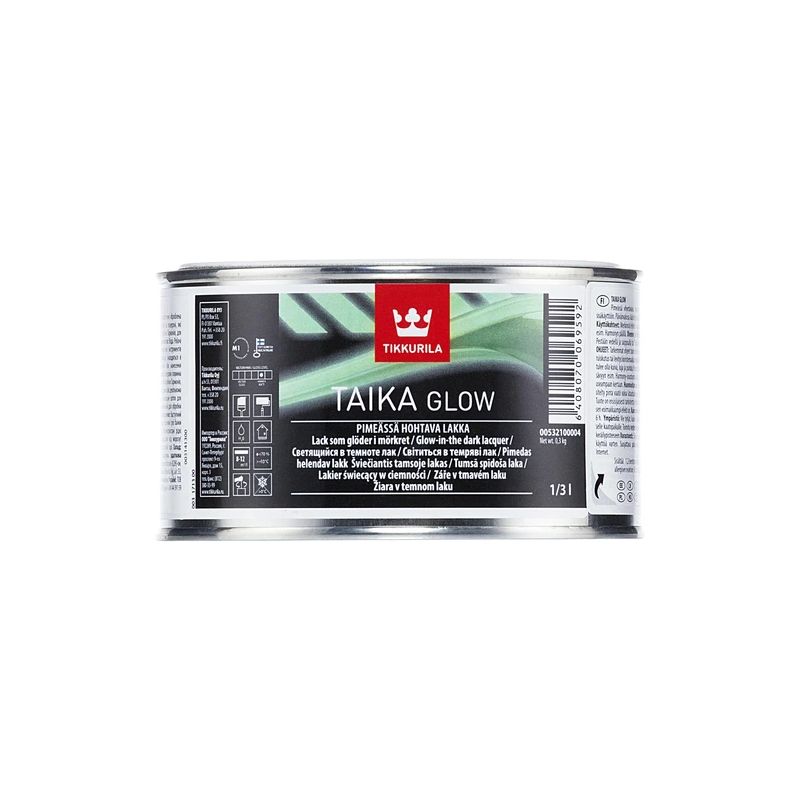 Laka tumsā spīdoša taika glow 0,33l