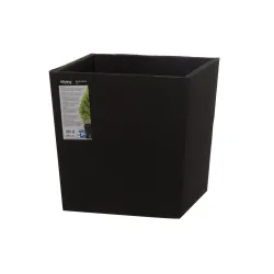 Puķu pods 4Living Termo 276393, polipropilēns ,pp,, melna