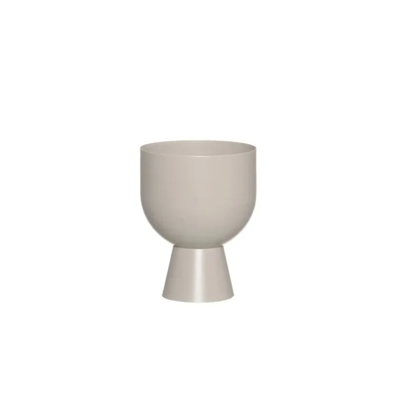 Puķu pods 4Living 644382, dzelzs, pelēka