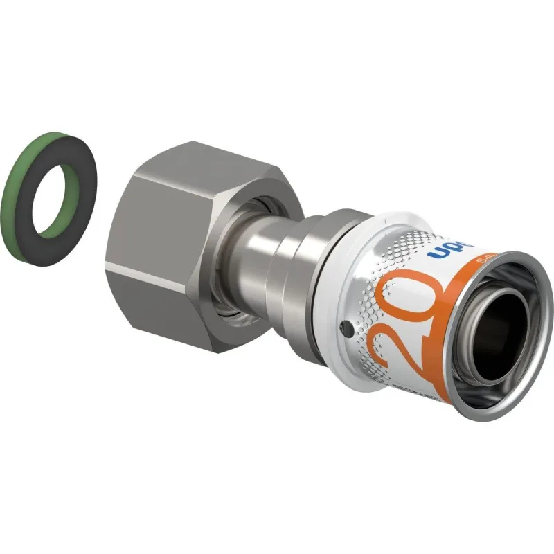 Savienojums ar saskrūvi Uponor, 1-2 collas – Iekšējā vītne, DIA20 mm, 10 Bar
