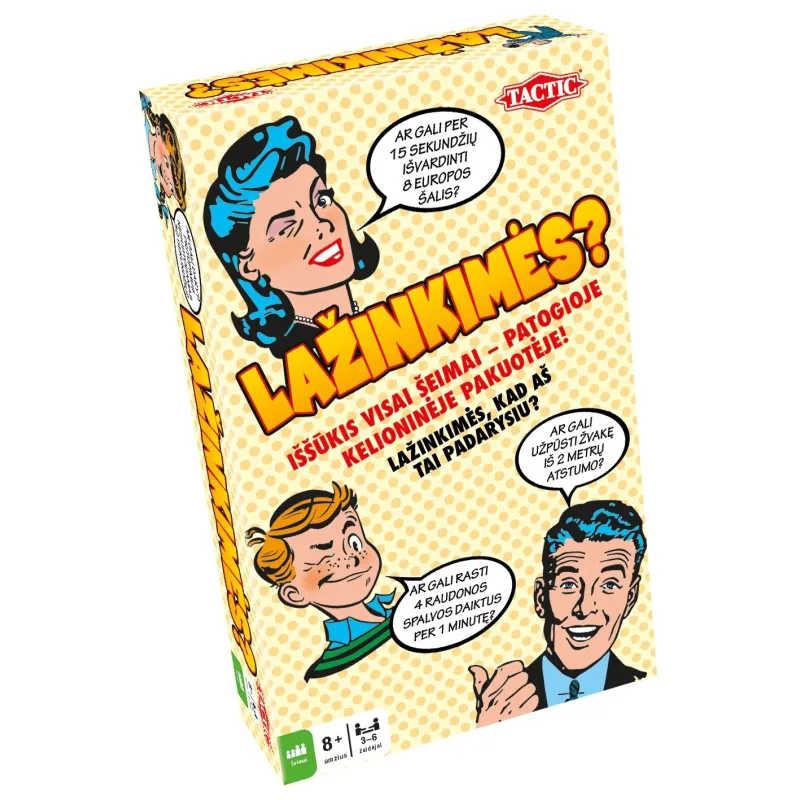 TACTIC Galda spēle Saderēsim, ceļojuma ,Lietuviešu val.,