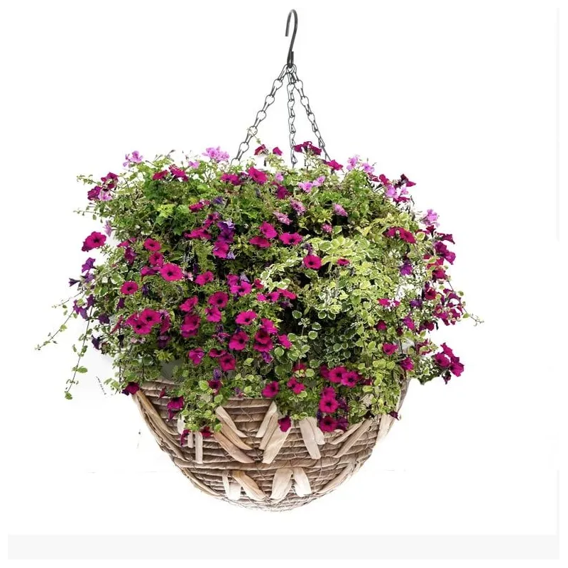 Karināmais puķu pods Garden Center 30846, koks, brūna krās.