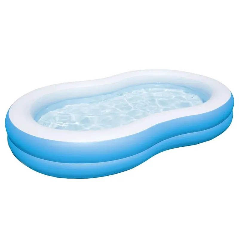 Baseinas, pripučiamas Bestway Big Lagoon 54117, mėlynas-baltas x 46 cm