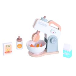 Rotaļlieta koka maisītājs