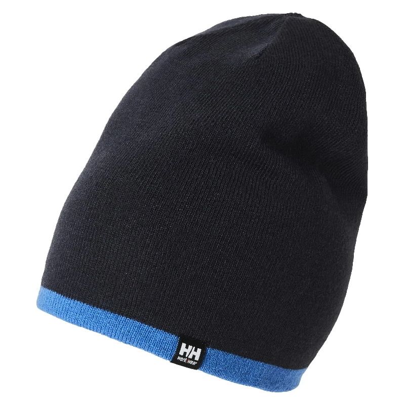 Ziemas cepure Helly Hansen Manchester, melna krās.-tumši zila krās.-gaiši zila krās.