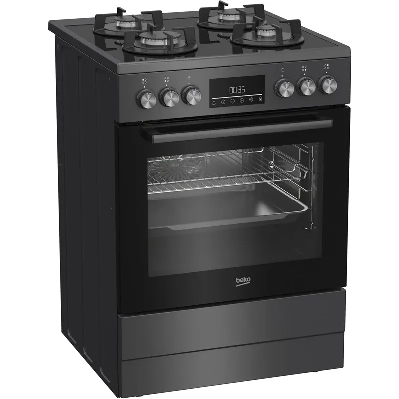 Dujinė viryklė su elektrine orkaite Beko FBM62330GADSN