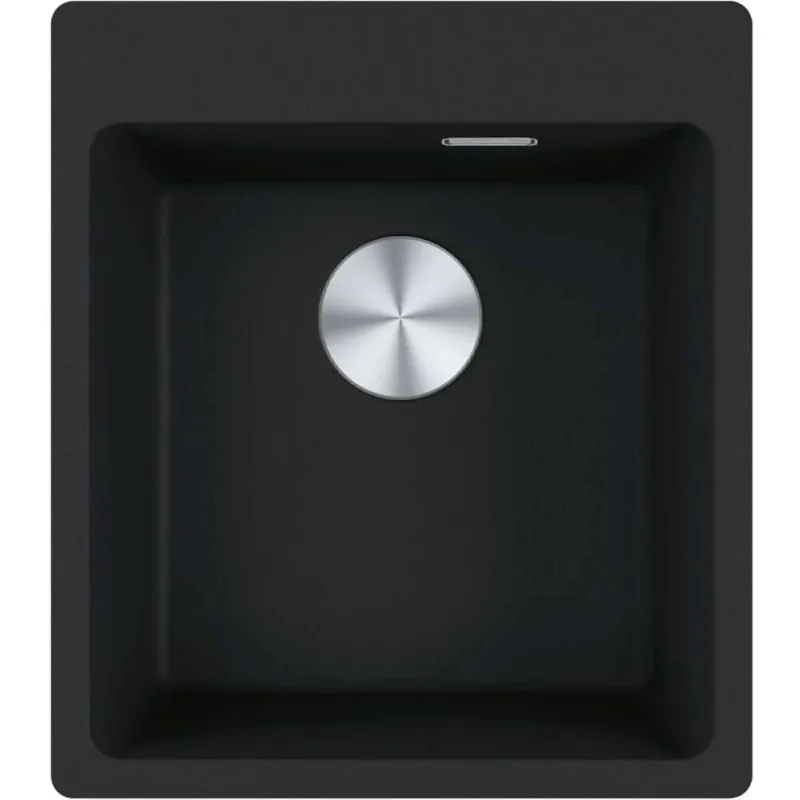 Virtuves izlietne Franke Maris MRG 610-39, fragranīts, 44 cm x 50 cm x 20 cm, melna krās.