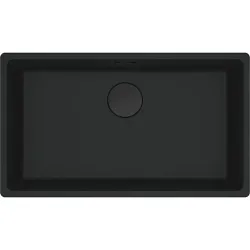 Köögivalamu Franke Maris 125.0683.235, graniit, 72 cm x 43.3 cm x 20 cm, matt must v.