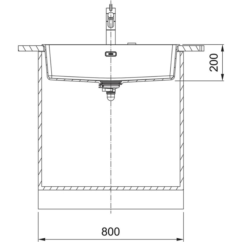 Virt izlietne maris mrg210 125.0683.235