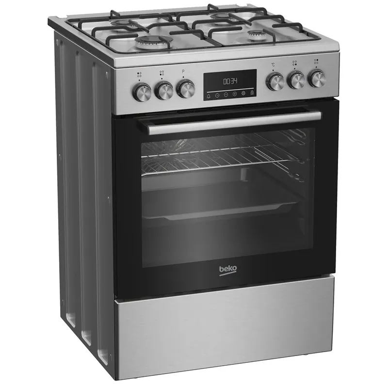 Dujinė viryklė su elektrine orkaite Beko FBE6330GXDSN