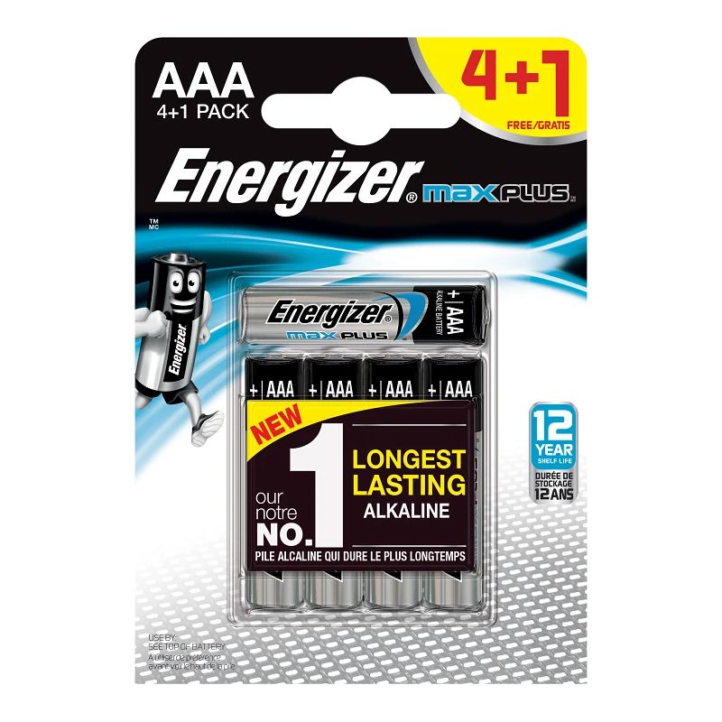 Baterijas energizer maxplus aaab4+1 1.5v