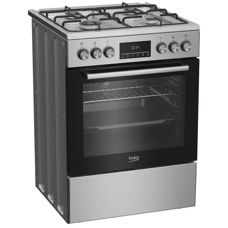 Dujinė viryklė su elektrine orkaite Beko FBE6330GXDSN