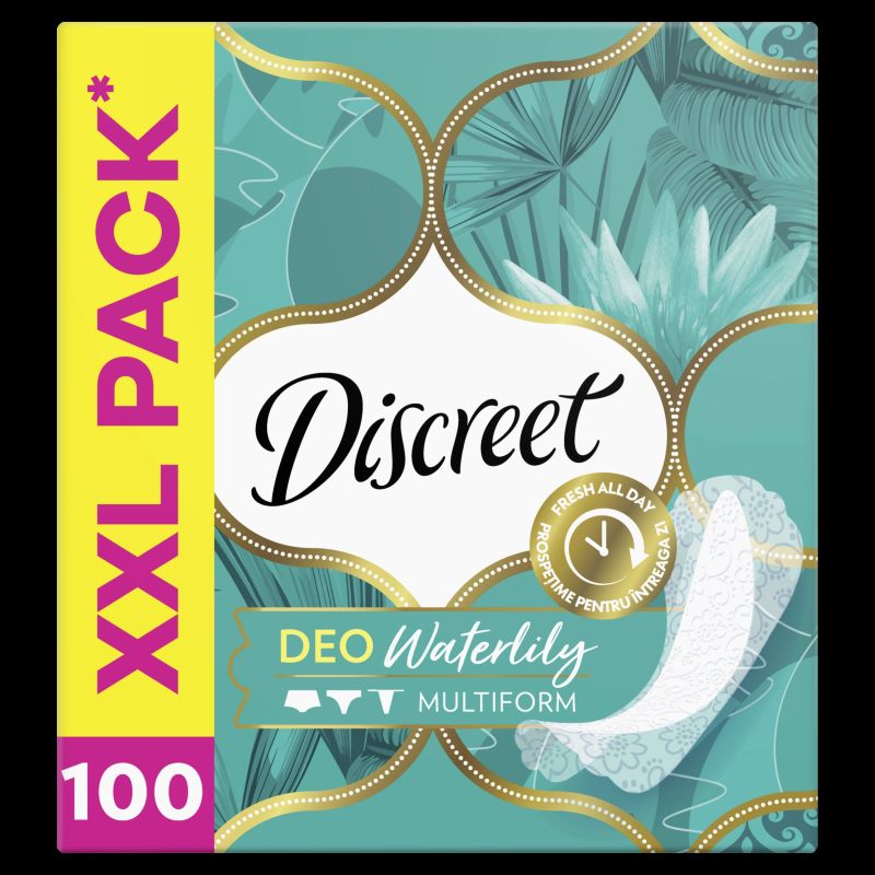 Discreet Multiform Waterlily Biksīšu Ieliktnīši, 100 gab