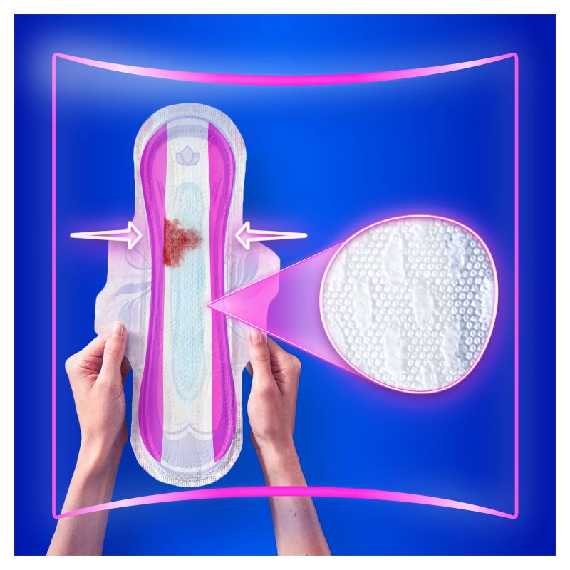 Always Platinum Size 3 Pads with Wings, Day & Night, 22 pcs