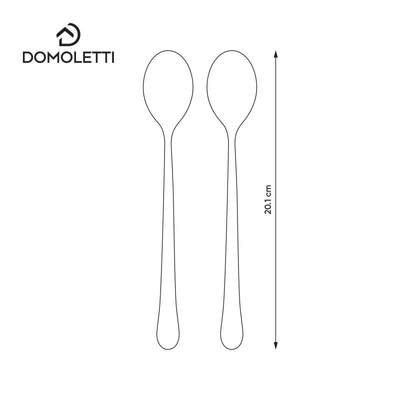 Deserta tējkarote Domoletti SEGNO 220C2SE-10, nerūsējošais tērauds, nerūsējošā tērauda, 2 gab.