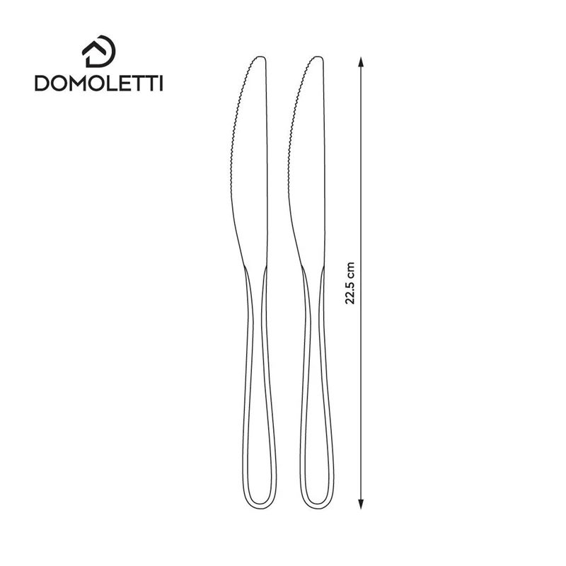 Нож Domoletti City CTES2CT-10, нержавеющая сталь, серый цв., 2 шт.