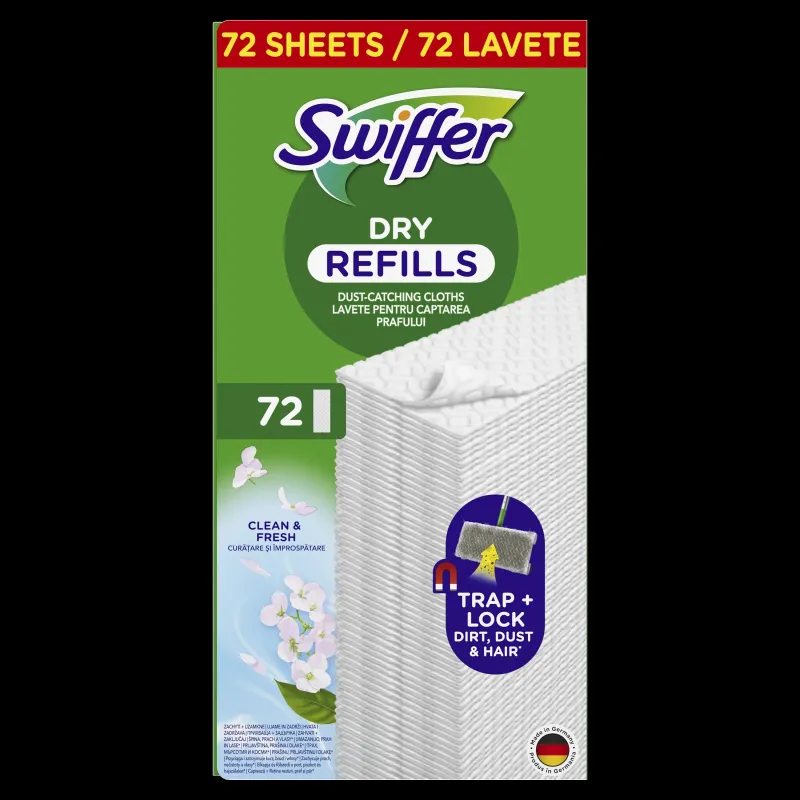 Swiffer Sweeper Kuivad Põrandalapid, 72 tk