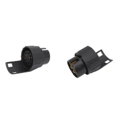 Auto piekabes kontaktdakša Moovit Mini 7-13P, 8 cm, melna krās.