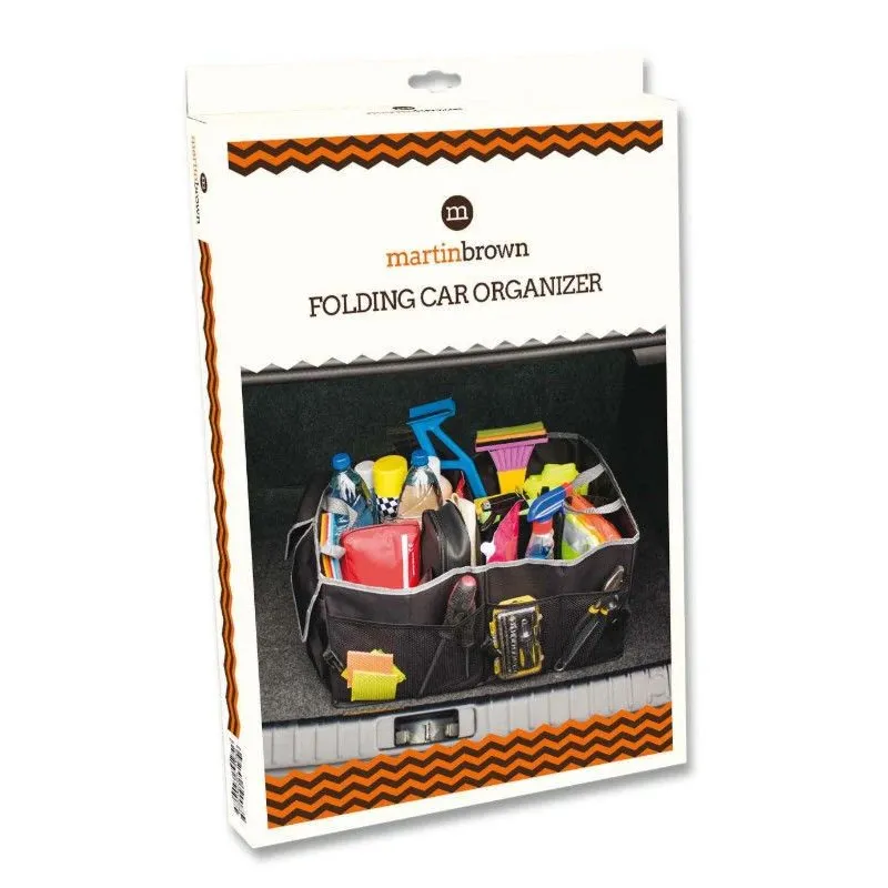 Auto sēdekļu spraugu aizpildīšanas kaste Bottari Folding Organizer 79008 53x27x37cm, 53 cm x 37 cm, melna krās.