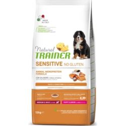 Nt dog sensitive no gluten puppy & junior salmon 12kg