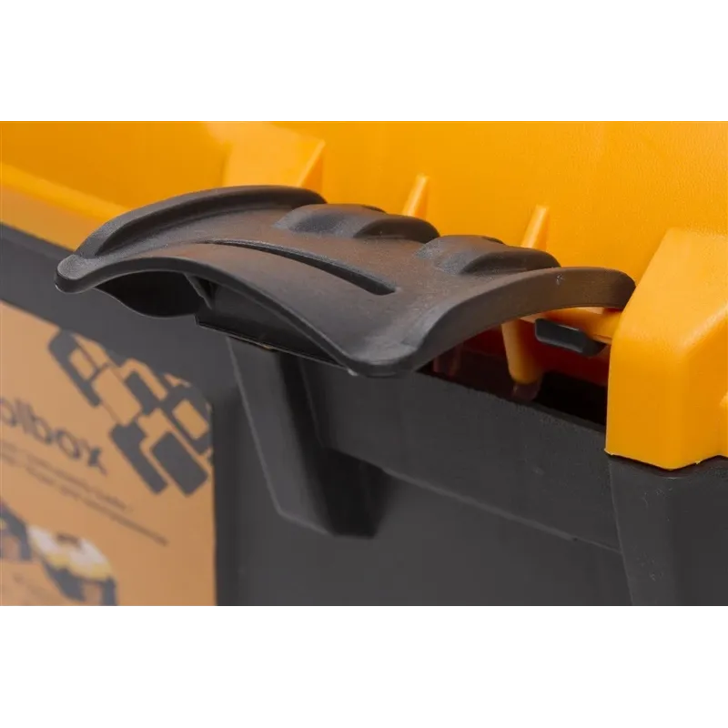 Instrumentu kaste Forte Tools BL.O-20, 51 cm x 28 cm x 29 cm, melna krās.-dzeltena krās.