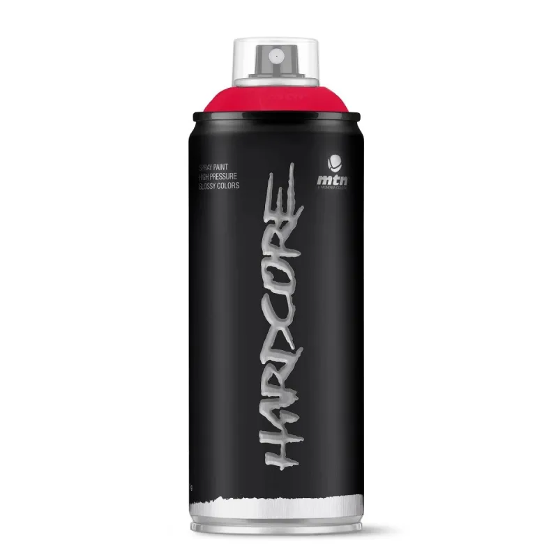 Aerozoliniai dažai Montana Hardcore, paprastieji, šviesiai raudona sp., 0.4 l