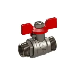 Ball valve ARCO SENA 1-2' MM, with butterfly handle