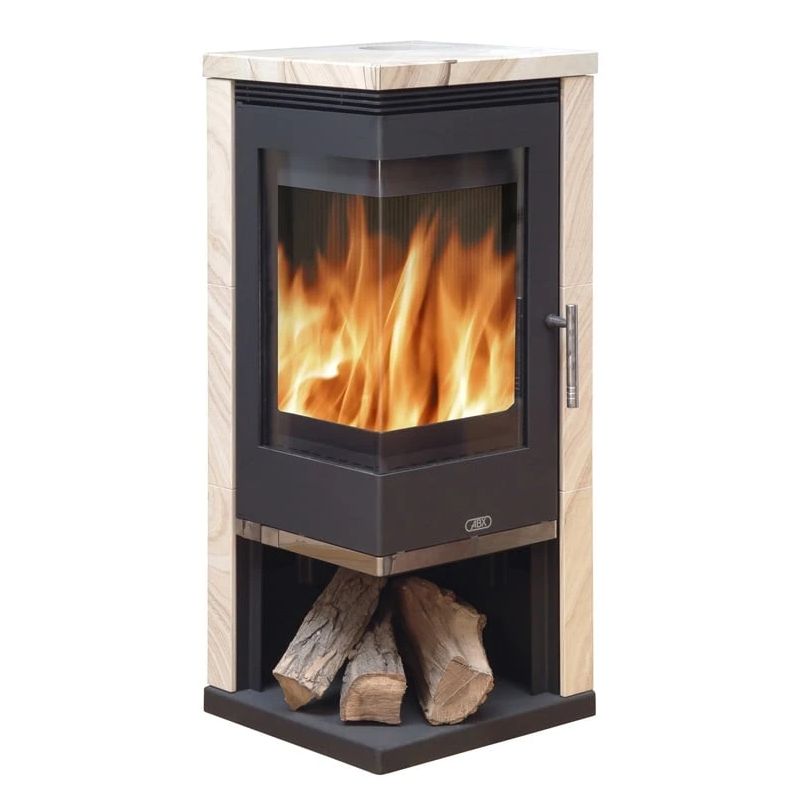 Krāsns admiral 7kw melns + smilšakmens