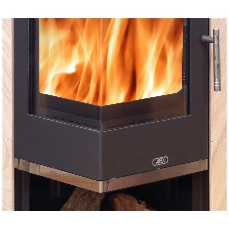 Krāsns admiral 7kw melns + smilšakmens