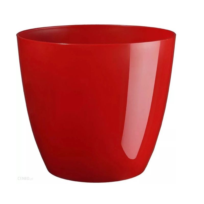 Dekoratīvs zs puķu pods d 13cm sarkans