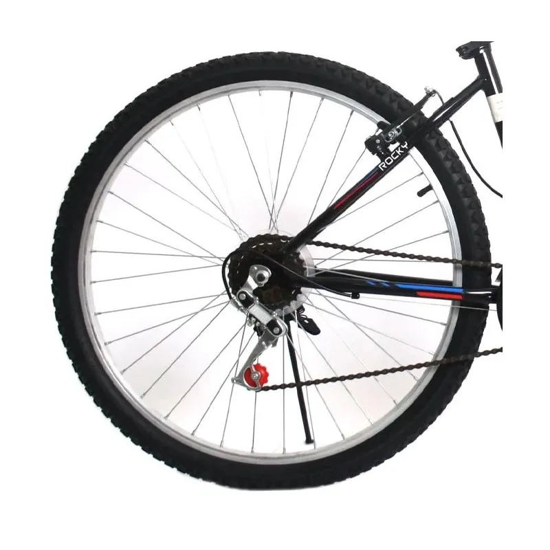 Velosipēds kalnu Tec, 26 , zila krās.-melna krās.-sarkana krās.