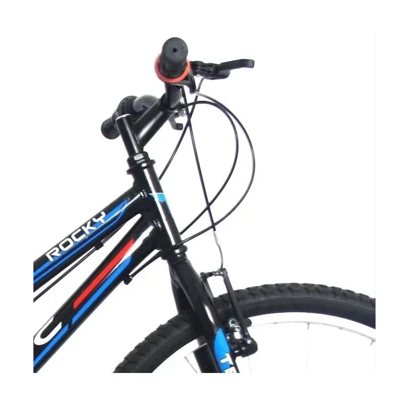 Dviratis kalnų Tec, 26 , mėlyna sp.-juoda sp.-raudona sp.