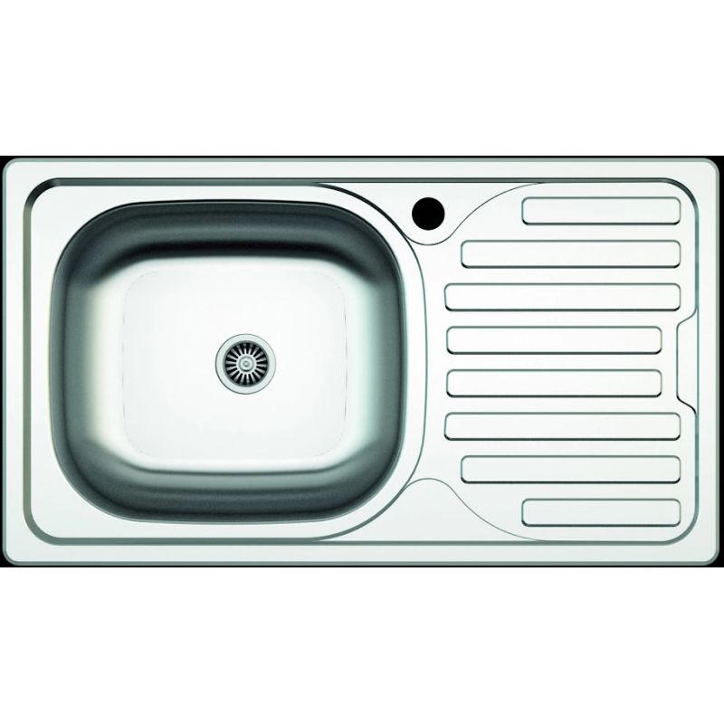 Köögivalamu Thema Lux AS07, roostevaba teras, 76 cm x 43.5 cm x 15 cm, roostevaba teras v.