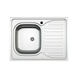 Izlietne as28 + sifons as1007 80x50cm