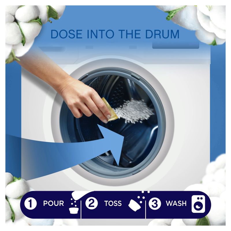 LENOR Smaržu Granulas Sensitive Cotton Fresh 495 g ,41 Mazgāšanas Reizēm,