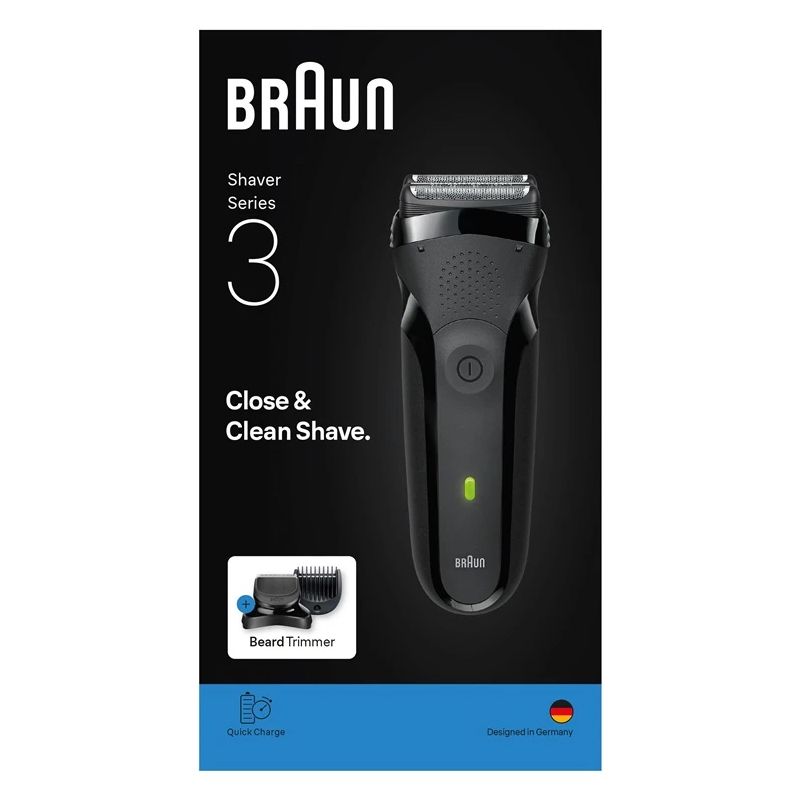 Shaver 300bt black braun