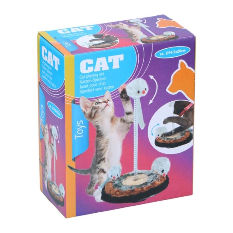 Rotaļlieta kaķim pet toys d14.5 cm kompl