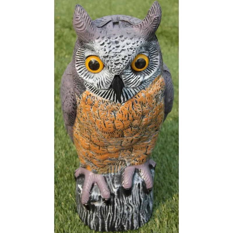 Dārza apdare Pūce Besk R003, 1.7 cm x 1.7 cm x 4.2 cm, brūna krās.-pelēka krās.