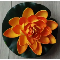 Sodo dekoracija Lelija MF-003, 18 cm x 18 cm x 3 cm, oranžinė sp.