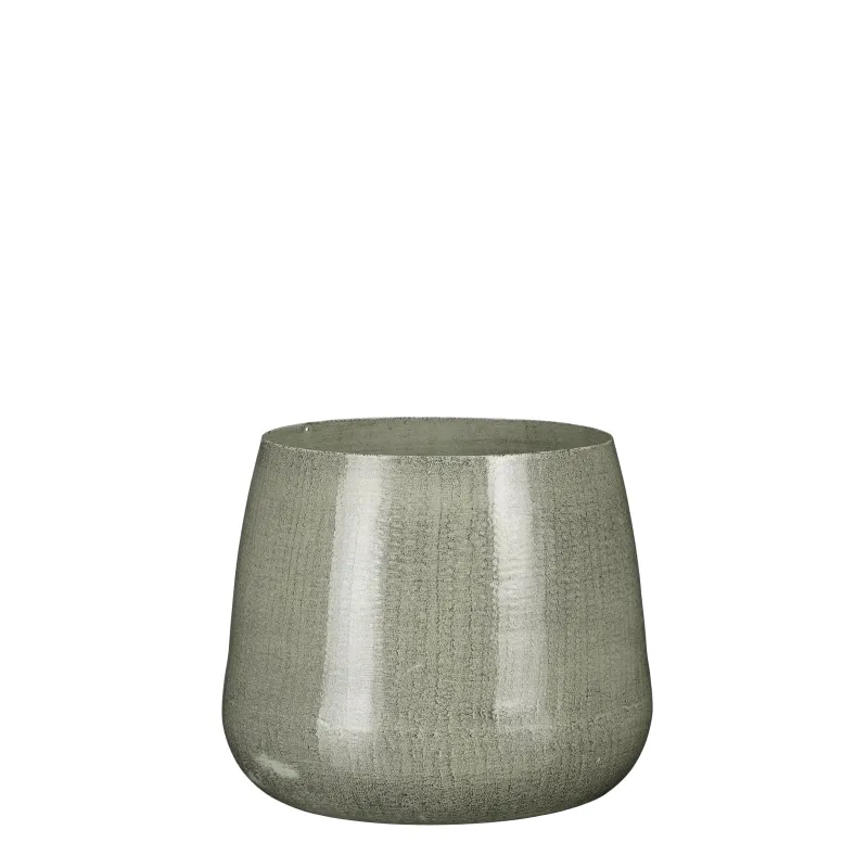 Puķu pods Mica Benson 1073520, metāls, pelēka