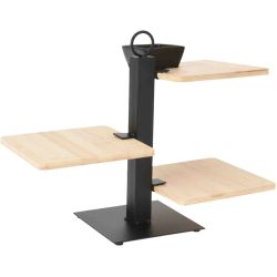 Statīvs pārtikai metāla 3 stāvi