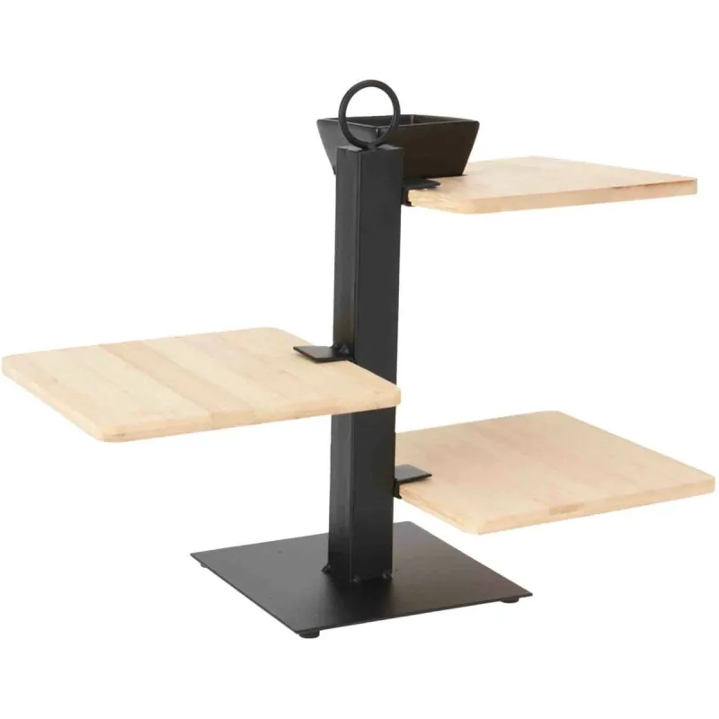 Servēšanas dēlītis Excellent Houseware 210000840, 15 cm x 27 cm, 32 cm, Brūna krās.-Melna krās.