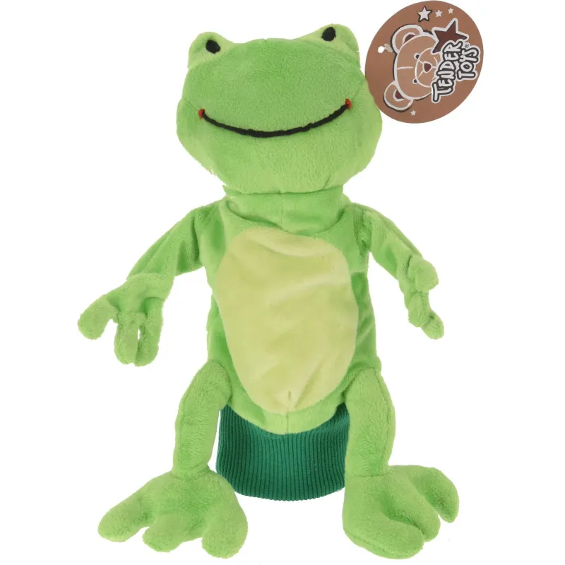 Rotaļlieta rokas leļļu varde 28cm